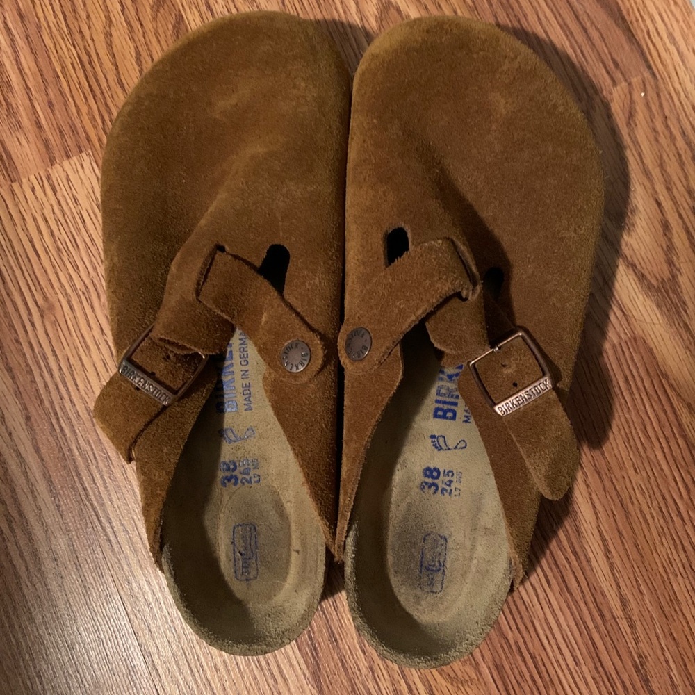 Birkenstock Boston Suede Size 38